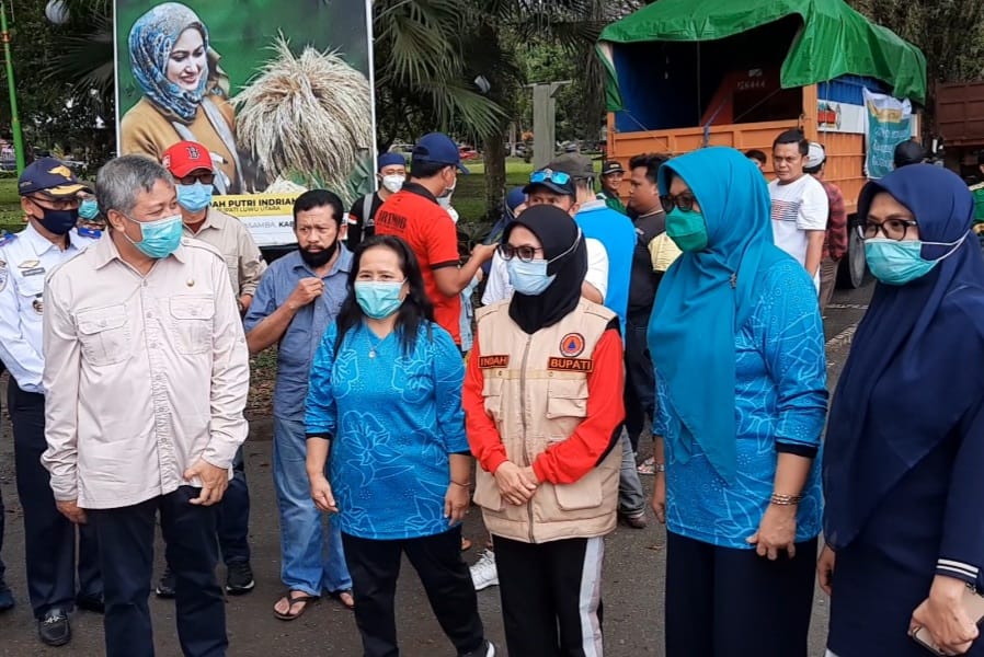 Bupati Pinrang bersama rombongan saat kunjungi Masamba, Lutra diterima Bupati Lutra insanNews.id