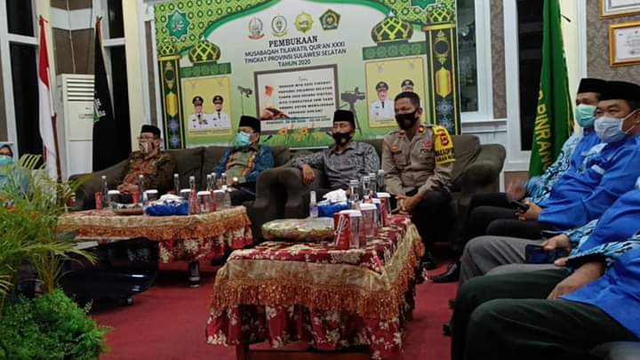 Wabup Pinrang ikuti pembukaan MTQ ke XXXI secara Virtual InsanNews.id