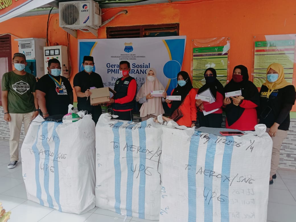 PMII Pinrang Peduli Ditengah Pandemi Covid-19.